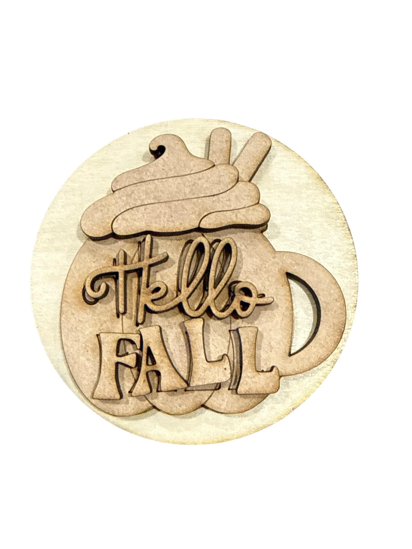 DIY Bundle 8 of Seasonal Interchangeable Rounds DIY Bundle: Unfinished Wood Sign Add-Ons, 3" or 6" Rounds for Seasonal Inserts