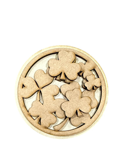 DIY Bundle 8 of Seasonal Interchangeable Rounds DIY Bundle: Unfinished Wood Sign Add-Ons, 3" or 6" Rounds for Seasonal Inserts