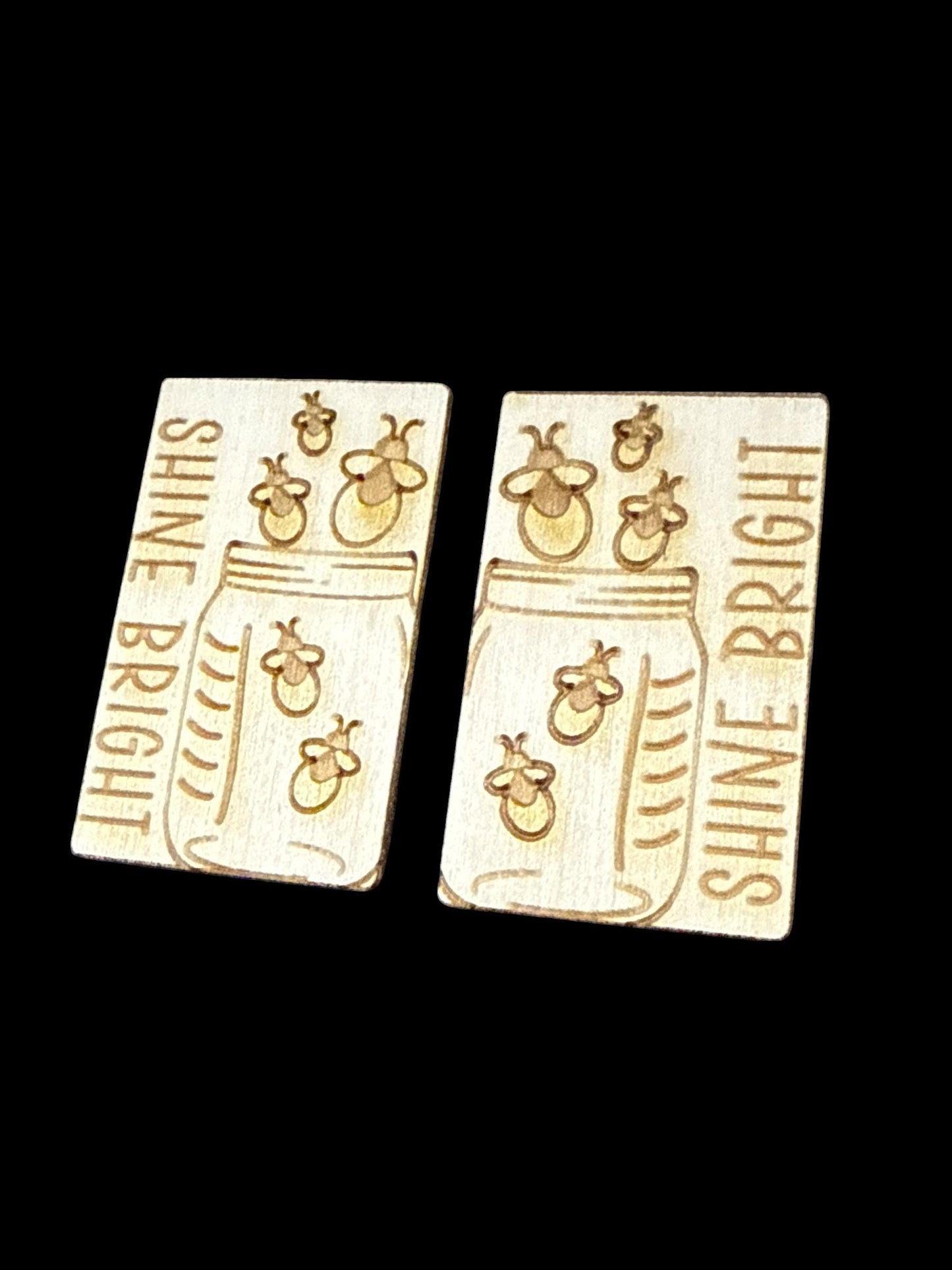 DIY Shine Bright Wood Laser Blank Hair Clip 2", Unfinished Hair Clip, Wood is Ready to Paint, Laser Cut, Bees unfinished Claw Clip 2"