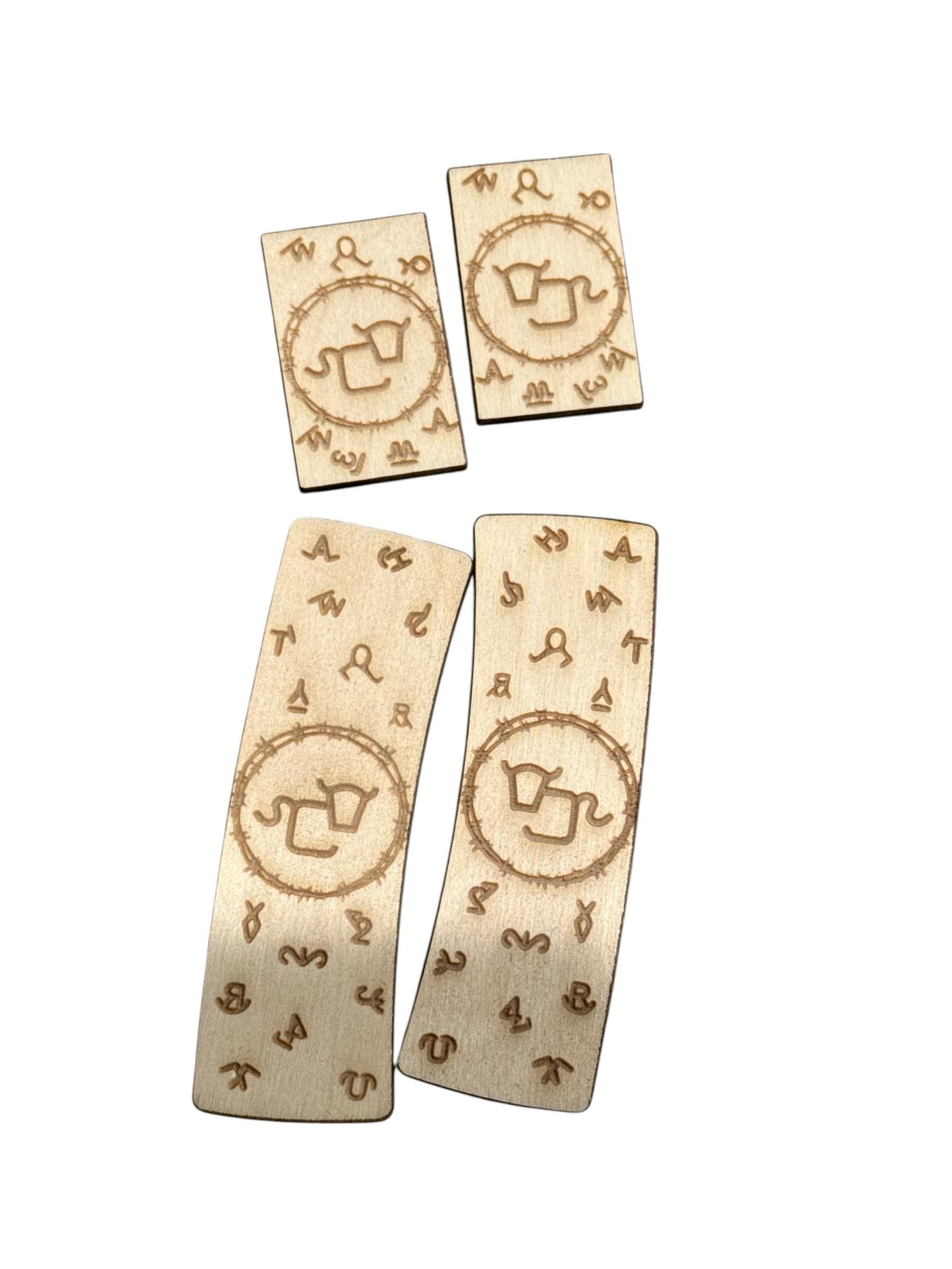 DIY Brand Wood Laser Blank Hair Clip Pieces, Unfinished Hair Clip, Wood is Ready to Paint, Brand Claw Clip DIY, Unfinished 2" And 4"