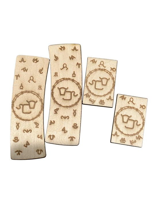 DIY Brand Wood Laser Blank Hair Clip Pieces, Unfinished Hair Clip, Wood is Ready to Paint, Brand Claw Clip DIY, Unfinished 2" And 4"