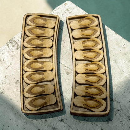 DIY Flip Flops Claw Clip, Claw Clip: Unfinished Wood Laser Cut Blank, Summer Hair Clip, Flip Flop Season Hair Clip