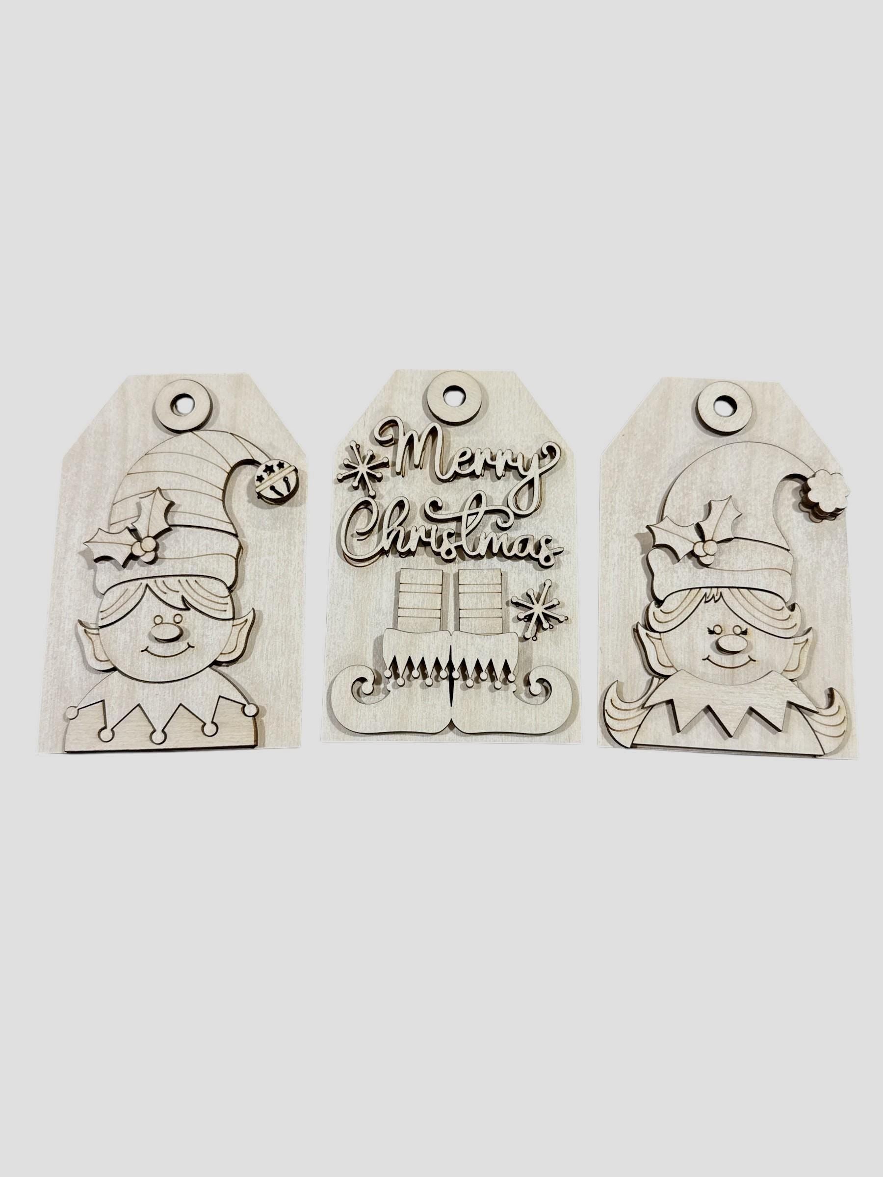 DIY Elf Ornaments 101, Unfinished Christmas, Merry Christmas