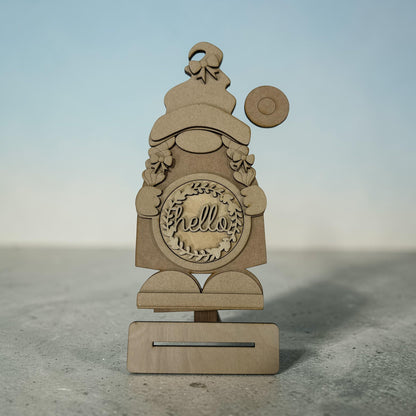 DIY Gnome Seasonal, Interchangeable Gnome, Holiday gnome, Mother's Day gift, Gifts, Unfinished
