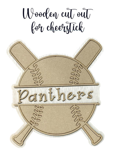 DIY Baseball Bats Wooden Name Cut out for DIY Decor, Personalized Wooden Name Sign, Laser Cut Wood Names Kids Room, Unfinished