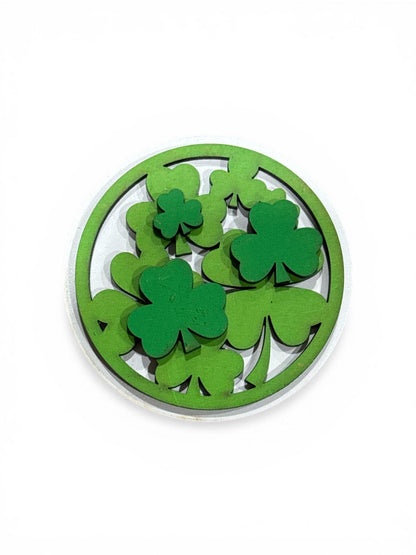 Bundle 8 of 3" or 6" Seasonal Interchangeable Sign Rounds, Hand-Painted MDF Decor, Hand-Painted Seasonal Inserts, Interchange Seasons