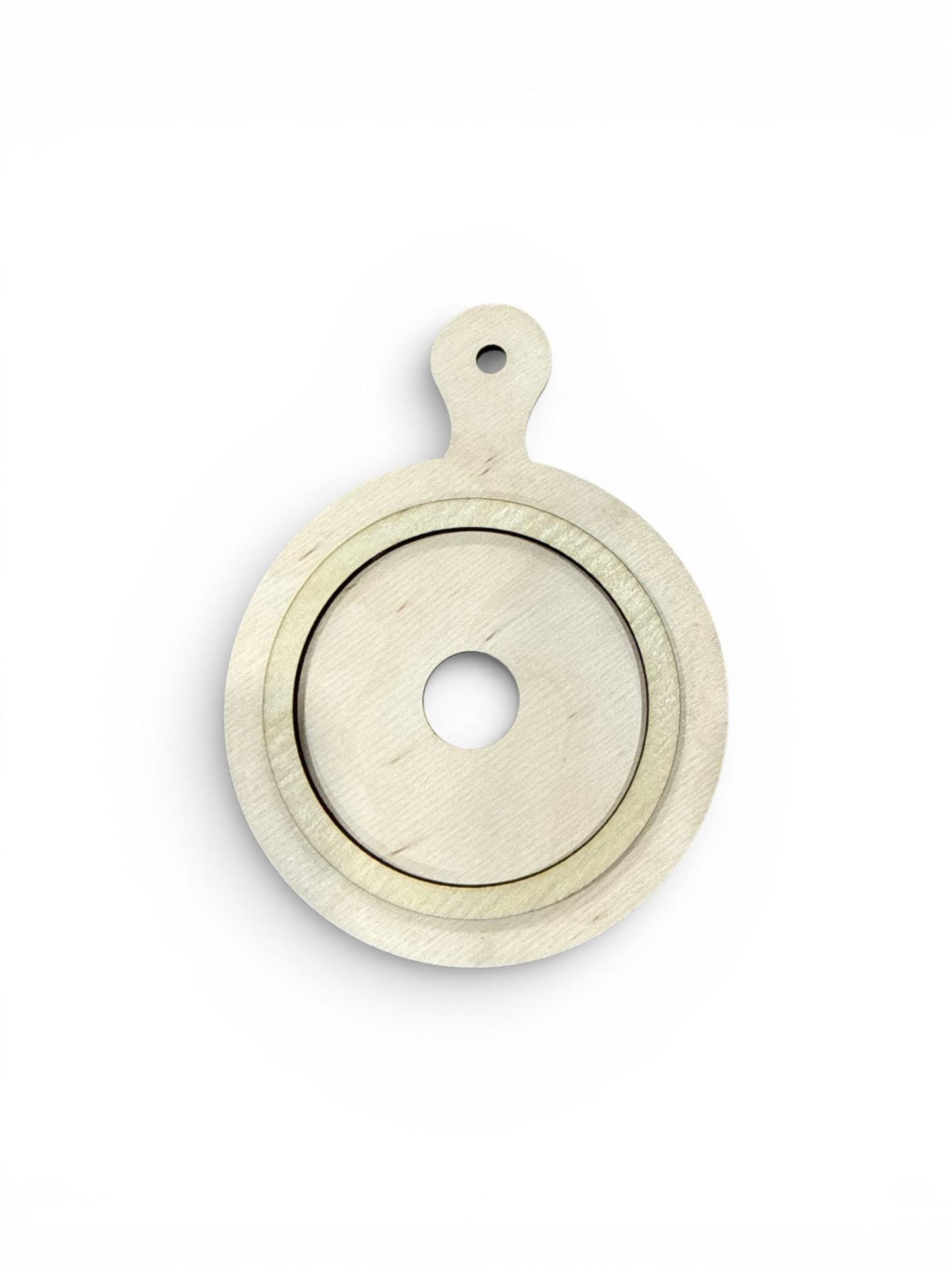 DIY Mini Round Breadboard Interchangeable Frame, Fits 3" Inserts, DIY Seasonal Deco