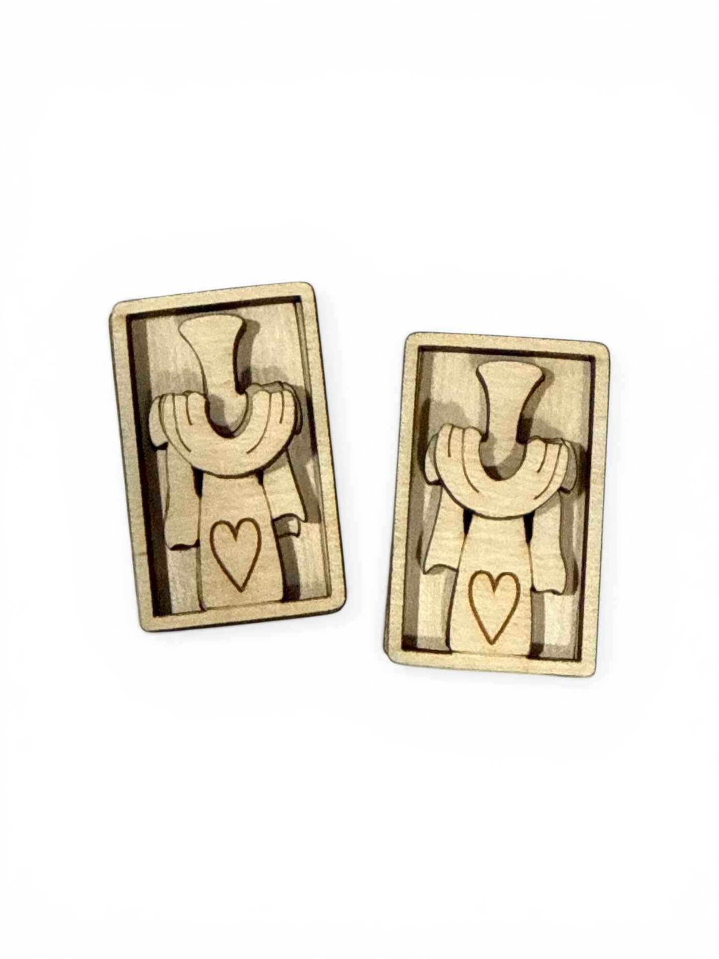 DIY Sweet Sunday Morning, Cross Claw Clip: Unfinished Wood Laser Cut Blank, 2" & 4"