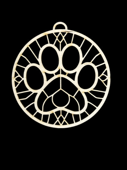 Suncatcher #1 Car Charms, Horse, Dog Paw, Eagle, mountains, Unfinished Car Charms
