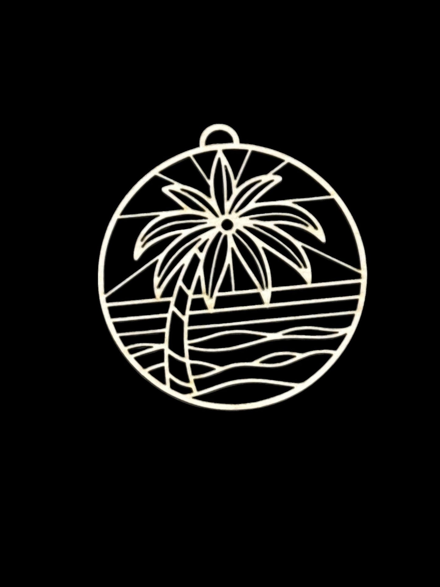 Suncatcher #2 Car Charms, Dragon, Dragonfly, Palm Tree, Seashell, Unfinished Car Charms
