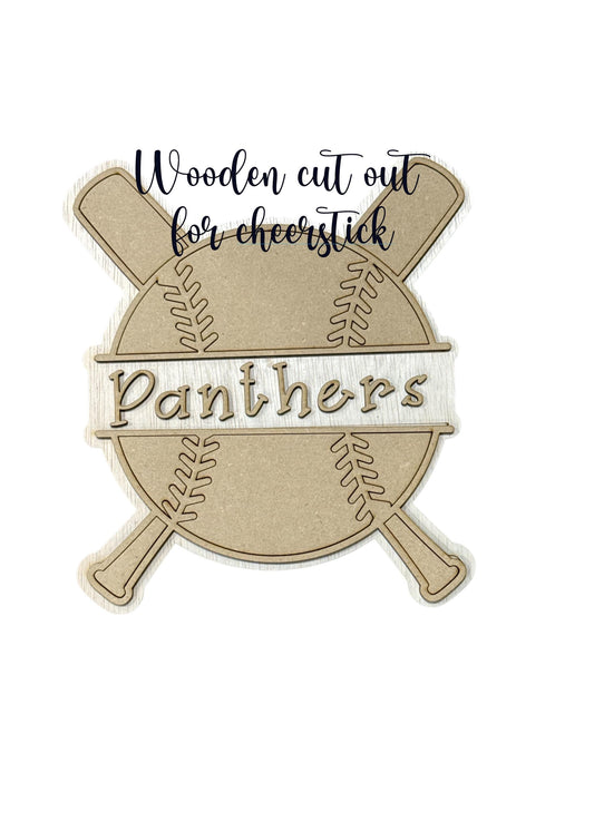DIY Baseball Bats Wooden Name Cut out for DIY Decor, Personalized Wooden Name Sign, Laser Cut Wood Names Kids Room, Unfinished