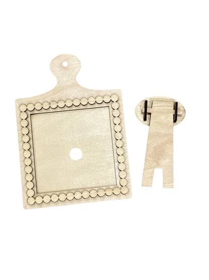 DIY Mini Breadboard Interchangeable Frame, Fits 4.25" Inserts, DIY Seasonal Deco