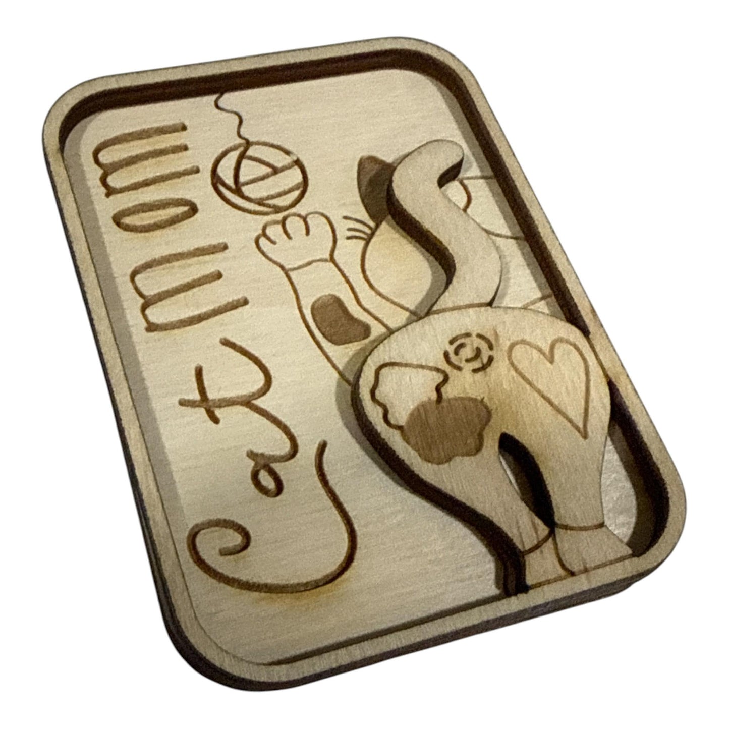 DIY Cat Mom Magnet Set, Pet Magnet Unfinished, Everyday Cat Mom, Fridge Magnets DIY, Unfinished