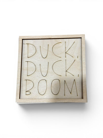 DIY Duck 4th of July Ladder Inserts, Ladder Inserts DIY, 4.25" Squares for inserts, Leaning ladder inserts, Duck, 4th of July