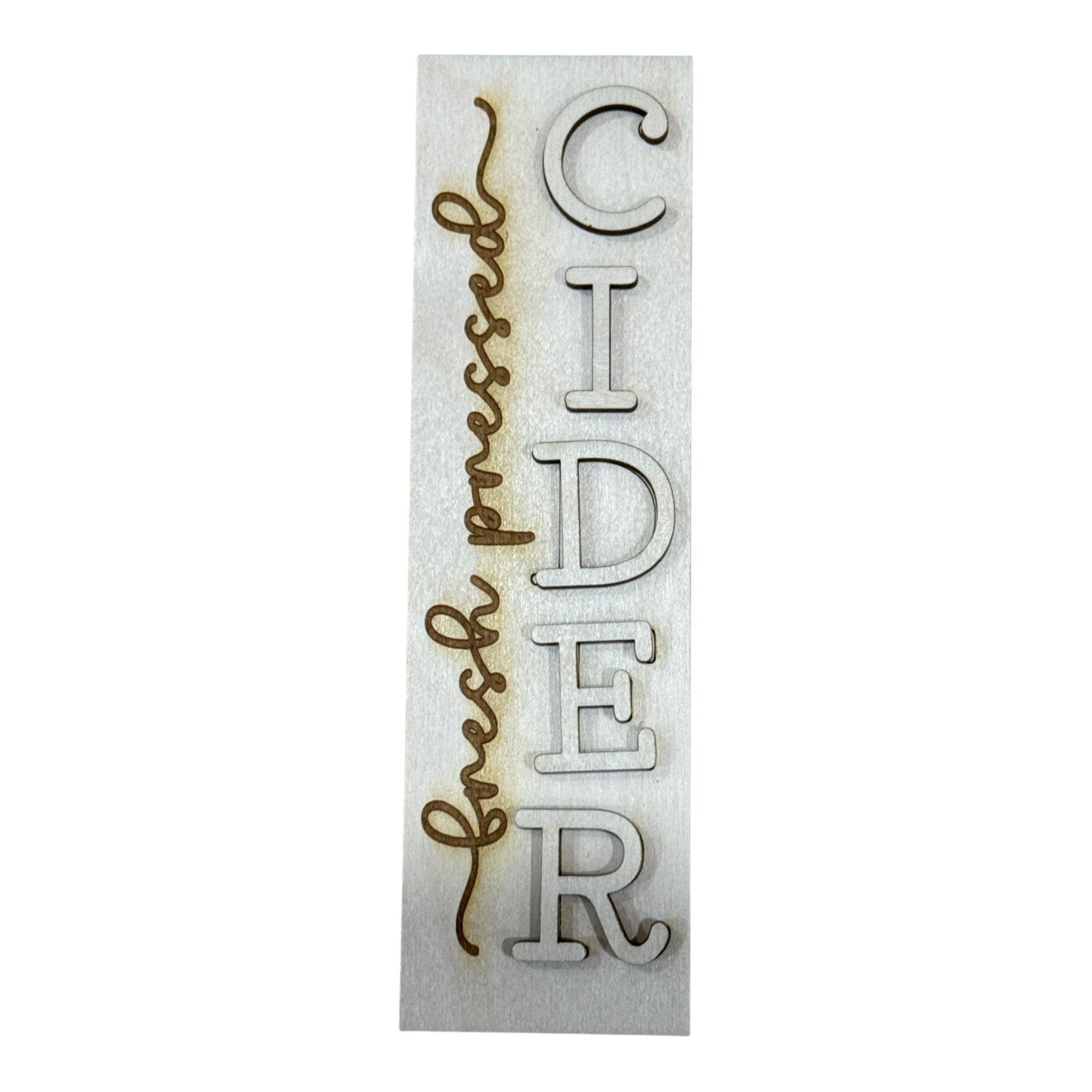 DIY Hot Apple Cider Barn Door Interchangeable, Insert for Barn Door Decor, Unfinished Insert, Fall Insert
