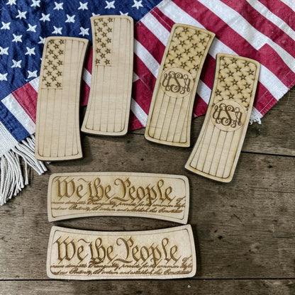 DIY We the People, Memorial Claw Clip, Unfinished Claw, USA Flag, Flag Claw Clip