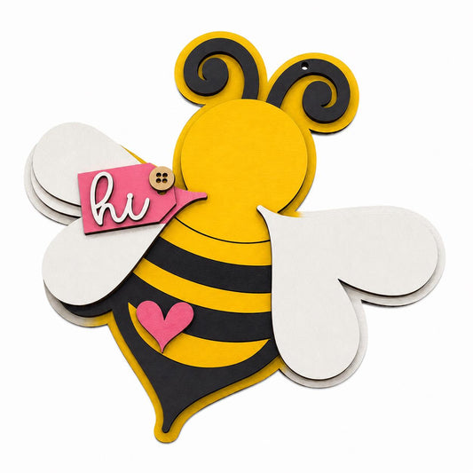 DIY Bumble Bee Door Hanger, Unfinished Door Hanger: DIY Door Hanger, Bee Door hanger