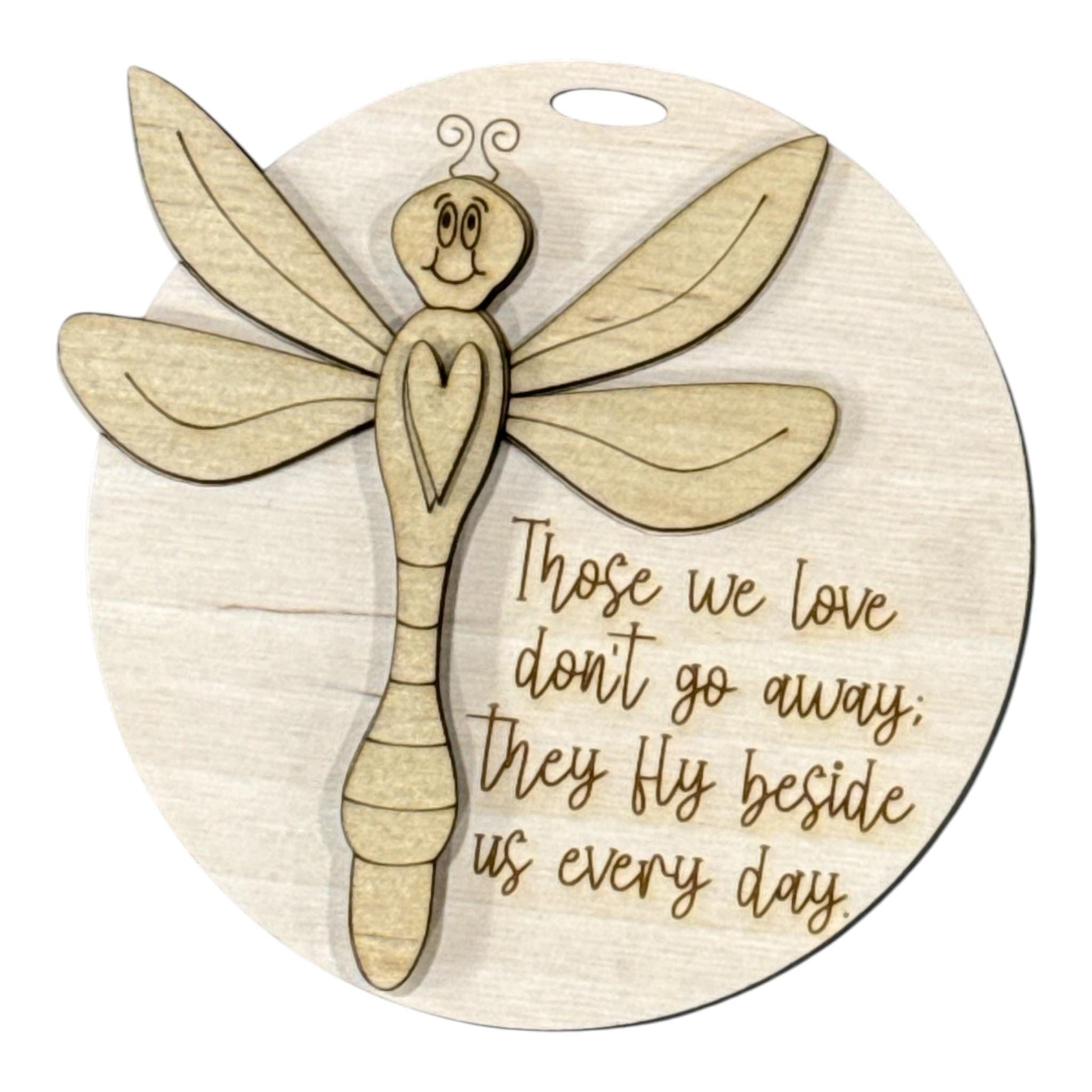 DIY Dragonfly Ornament, Those we love, Christmas Ornament, In Memory