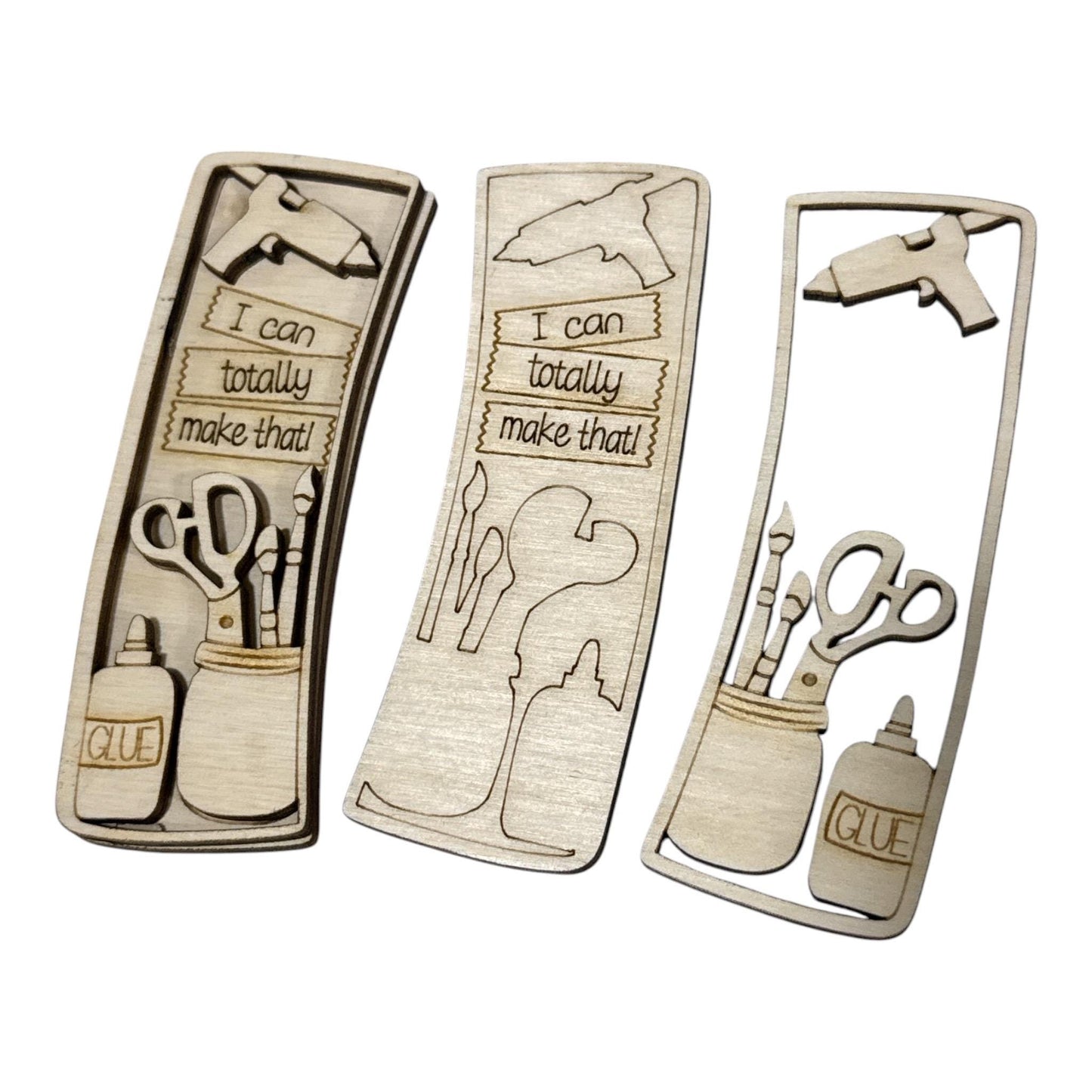 DIY I can totally make that Claw Clip: Unfinished Wood Laser Cut Blank, crafter