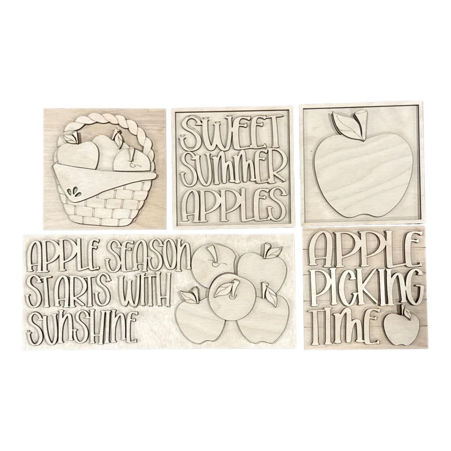 DIY Apple Ladder Inserts, Ladder Inserts DIY, 4.25" Squares for inserts, Leaning ladder inserts, Duck, 4th of July