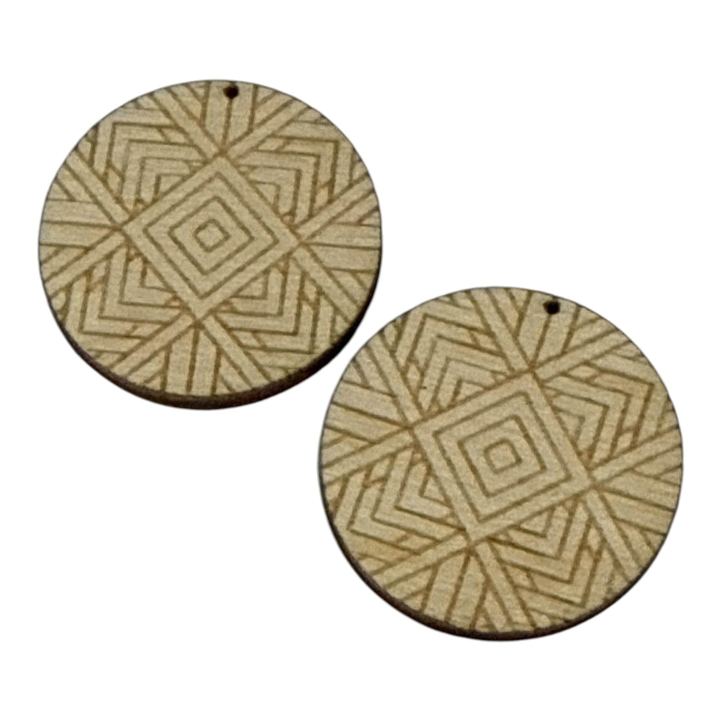 DIY Quilt Earrings, Unfinished Earrings, Wooden Earrings, Quilt Earring