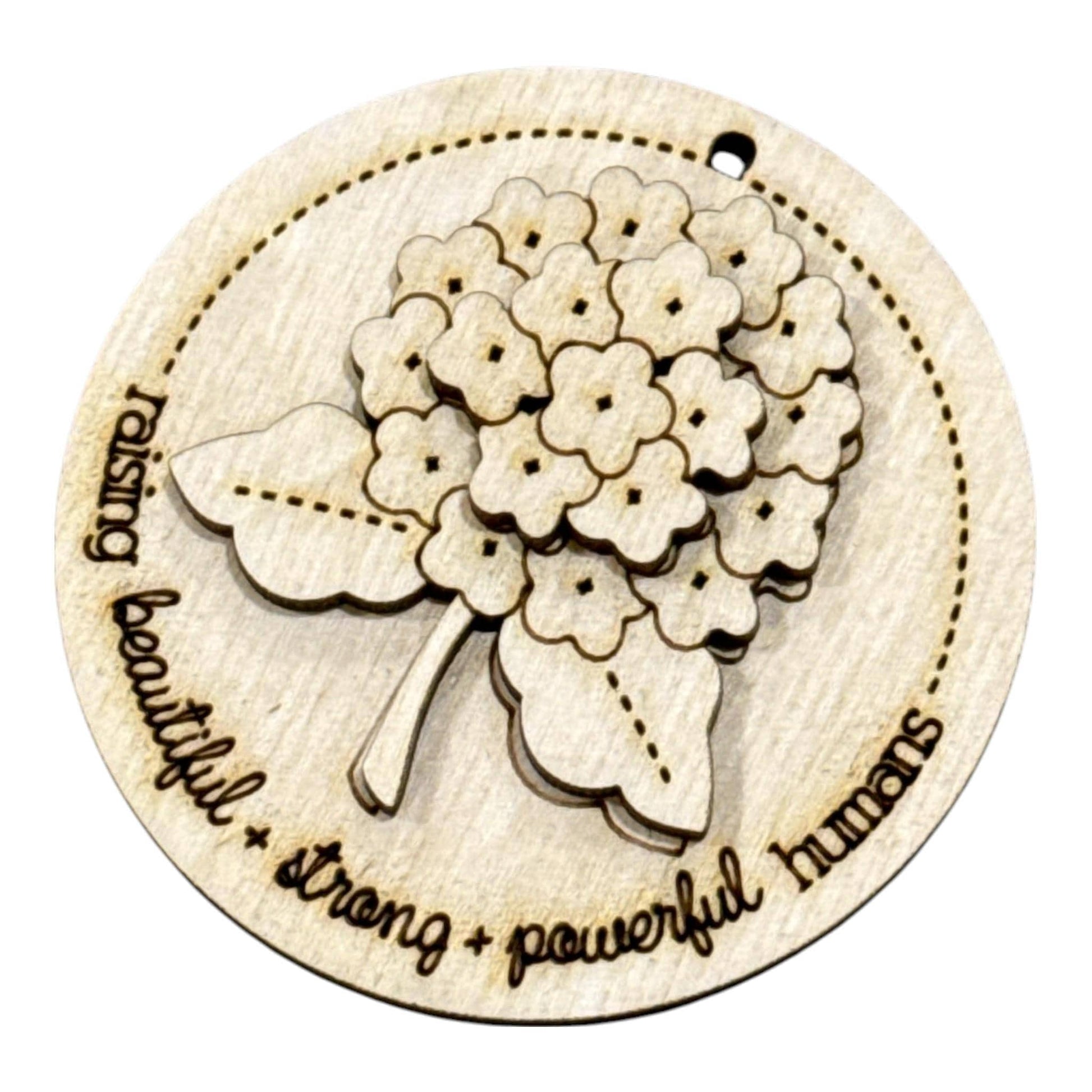 DIY Mother's Day Keychain, Flower Keychain, Unfinished, Paint your own