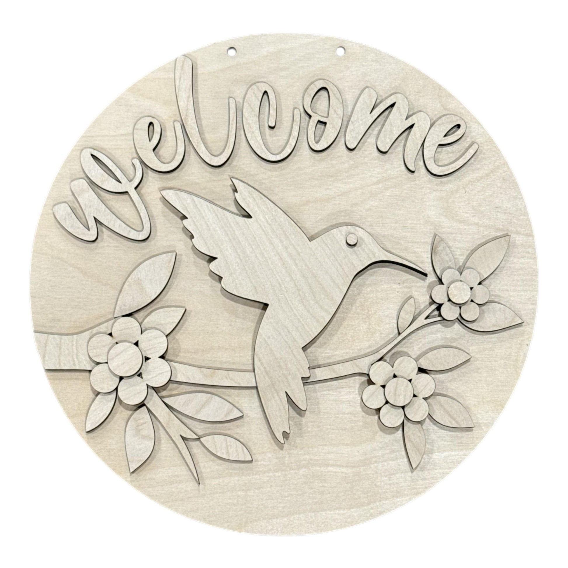 DIY Bless This home Door Hanger, Unfinished Door Hanger: DIY Door Hanger