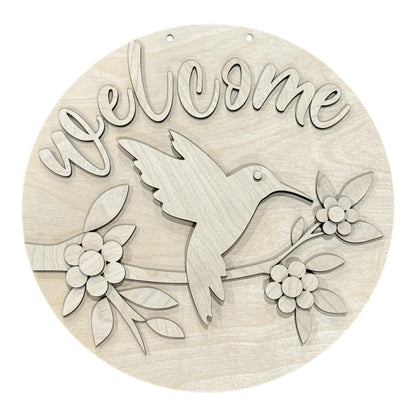 DIY Bless This home Door Hanger, Unfinished Door Hanger: DIY Door Hanger
