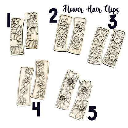 DIY Flower Hair Claw Clip, Unfinished Claw, Sunflower Claw Clip, Flowers