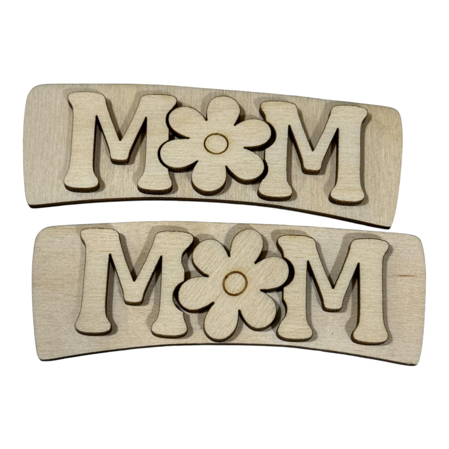 DIY Mom with Flower Claw Clip, Mom Clip, Unfinished Claw, Flower Claw Clip
