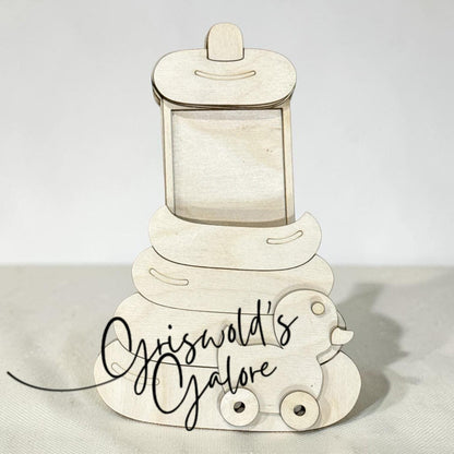 DIY Baby Duck Gift Card Holder: Unfinished Wood Craft Blank