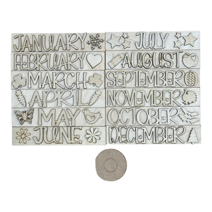 DIY Desk Interchangeable Post It Note Desk Caddy: 12 Month Seasonal Decor