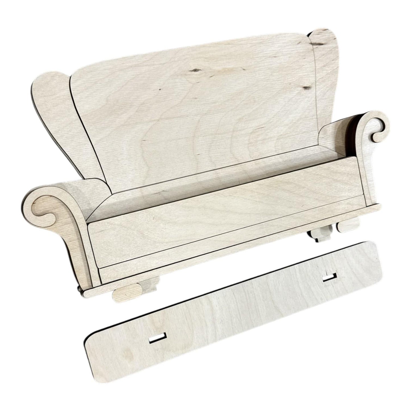 DIY Couch Shelf Sitter, Interchangeable Unfinished