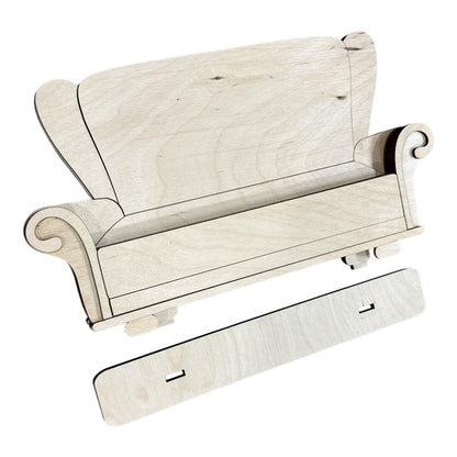 DIY Couch Shelf Sitter, Interchangeable Unfinished