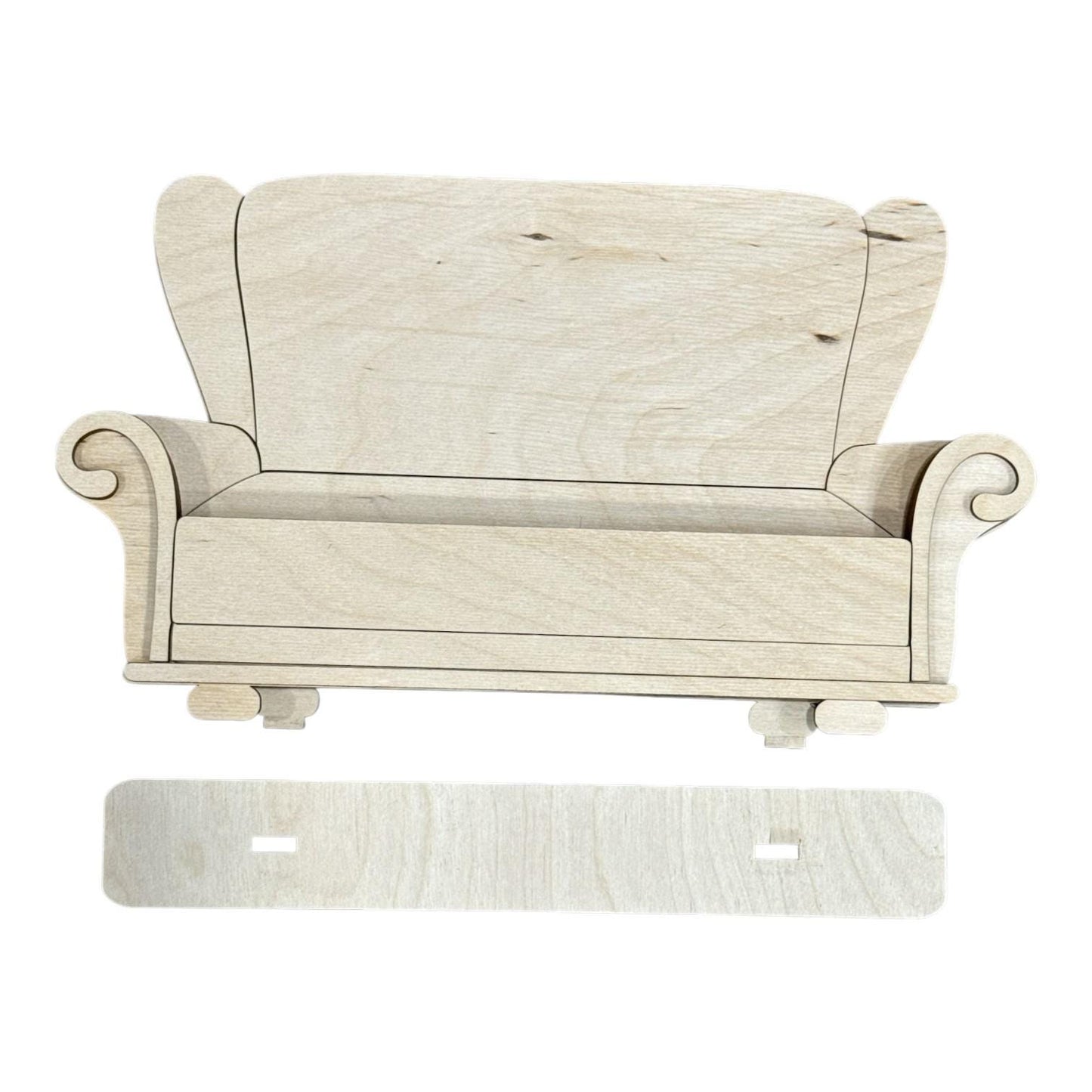 DIY Couch Shelf Sitter, Interchangeable Unfinished