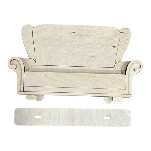 DIY Couch Shelf Sitter, Interchangeable Unfinished