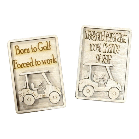 DIY Golf Magnet Set, Unfinished, Everyday, Fridge Magnets DIY, Unfinished