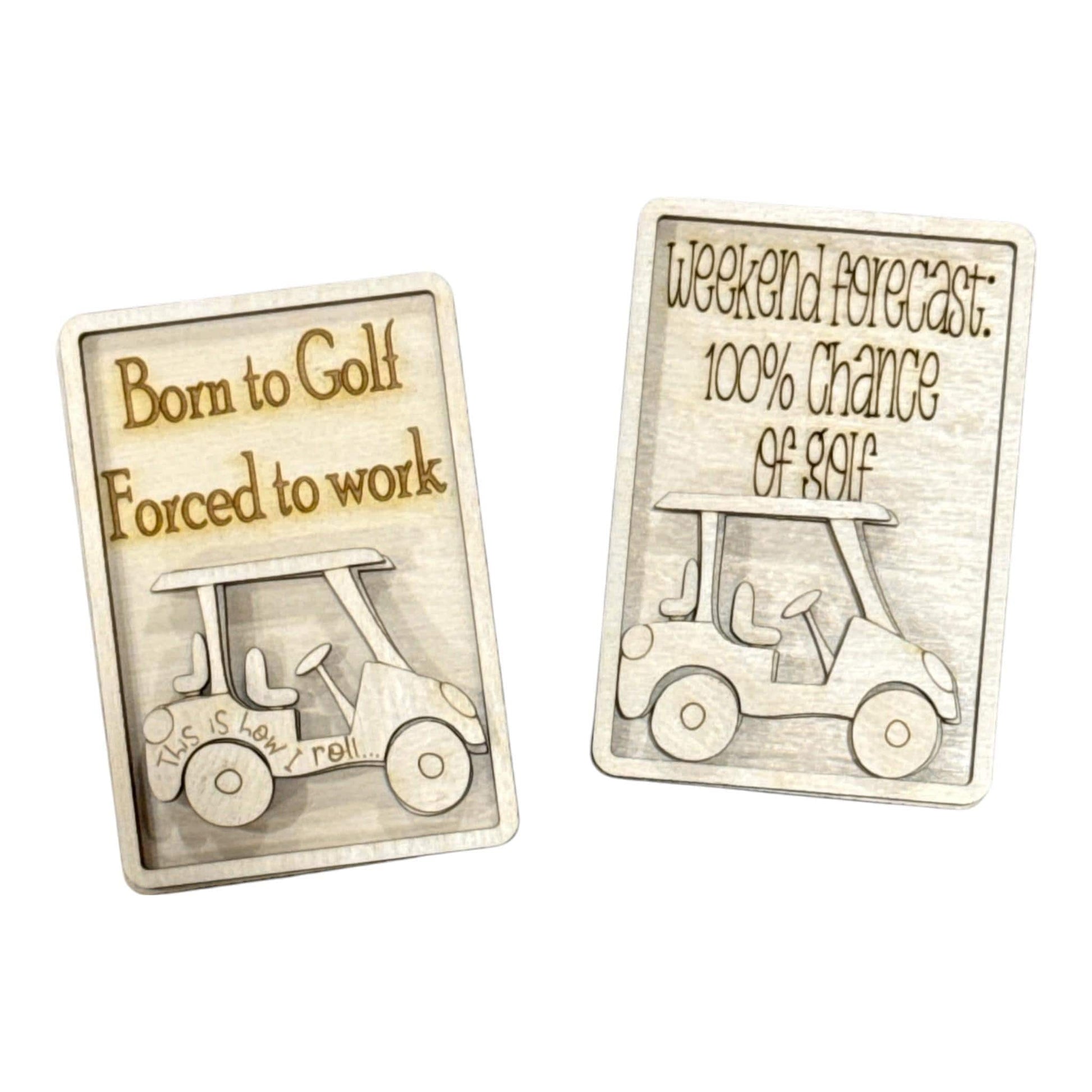 DIY Golf Magnet Set, Unfinished, Everyday, Fridge Magnets DIY, Unfinished