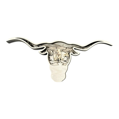 DIY Longhorn Layered, Unfinished 3D Longhorn, Wood DIY, Shelf Sitter
