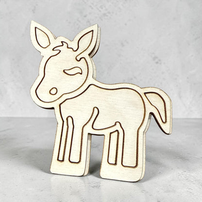 DIY Farm Animal Magnet, Unfinished, Fridge Magnets