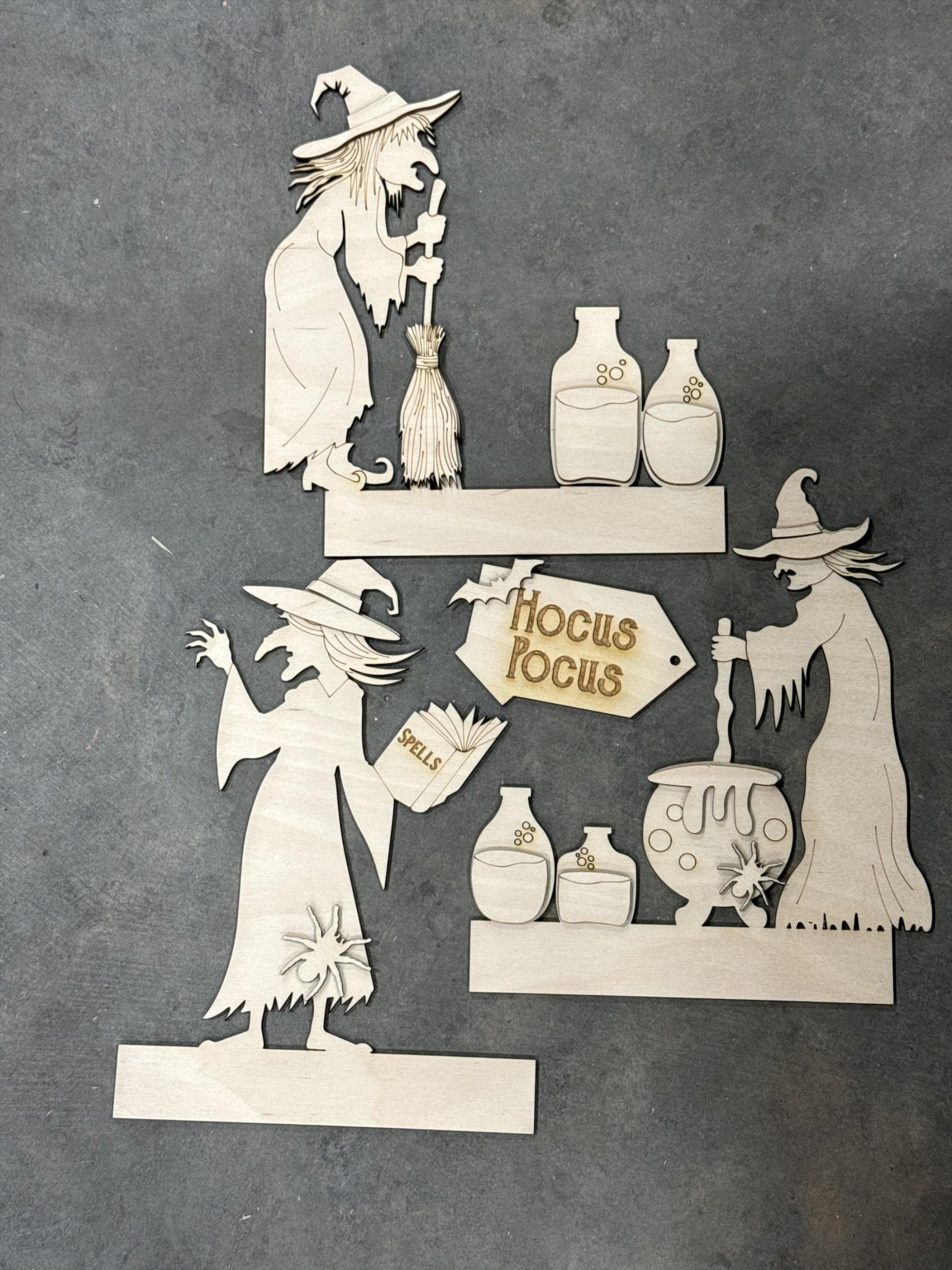 DIY Halloween Interchangeable Trunk Inserts, Inserts Only