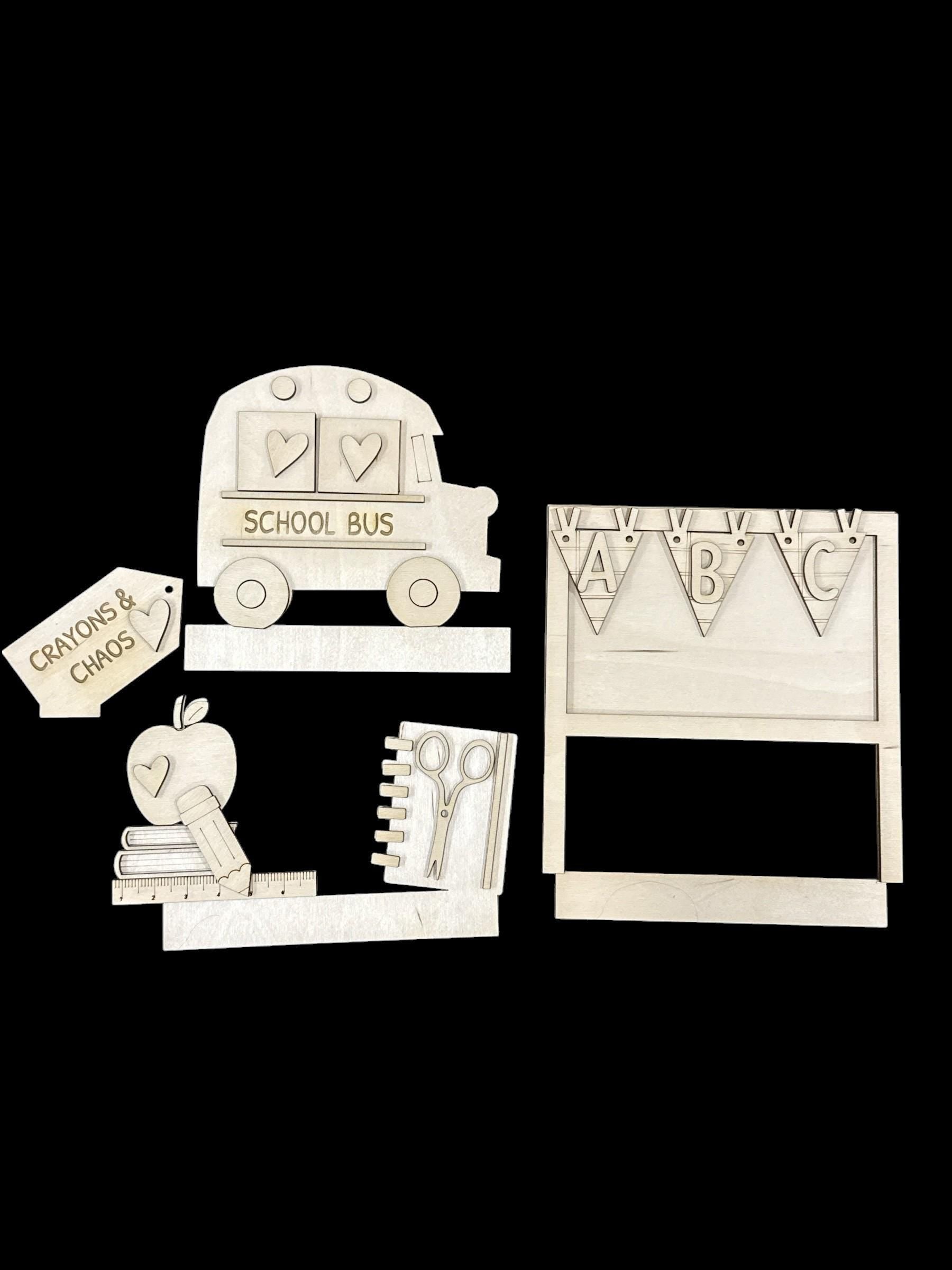 DIY School Shelf Sitter Interchangeable Trunk Inserts, Inserts Only