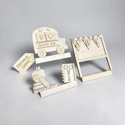 DIY School Shelf Sitter Interchangeable Trunk Inserts, Inserts Only