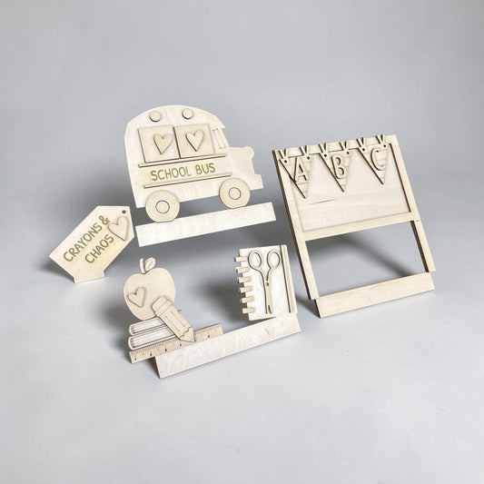 DIY School Shelf Sitter Interchangeable Trunk Inserts, Inserts Only