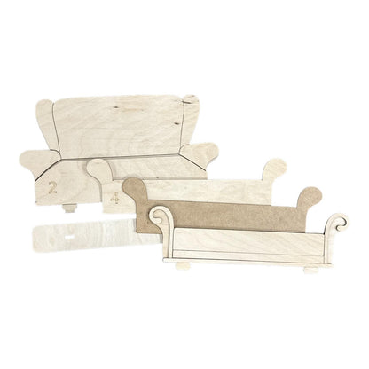 DIY Couch Shelf Sitter, Interchangeable Unfinished