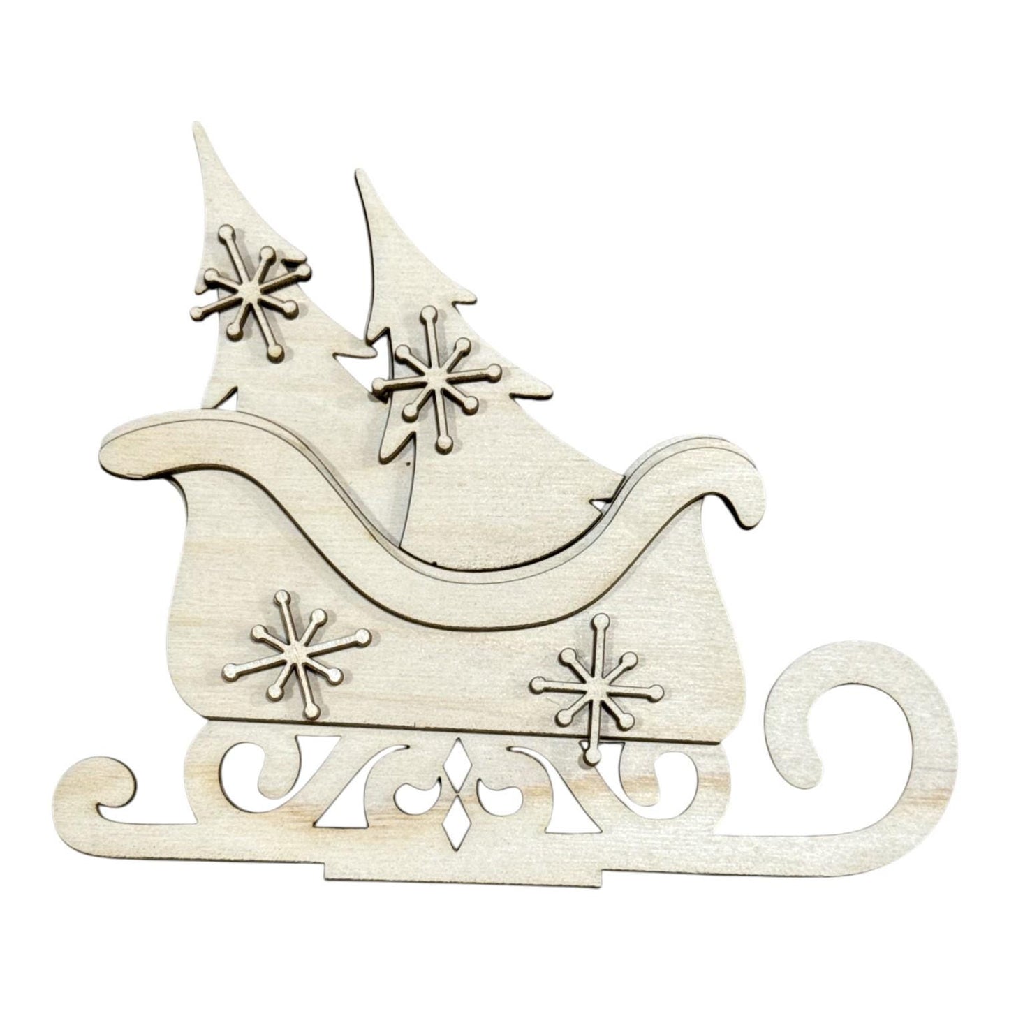 DIY Santa is coming to town Barn Door Interchangeable, Insert for Barn Door Decor, Unfinished Insert