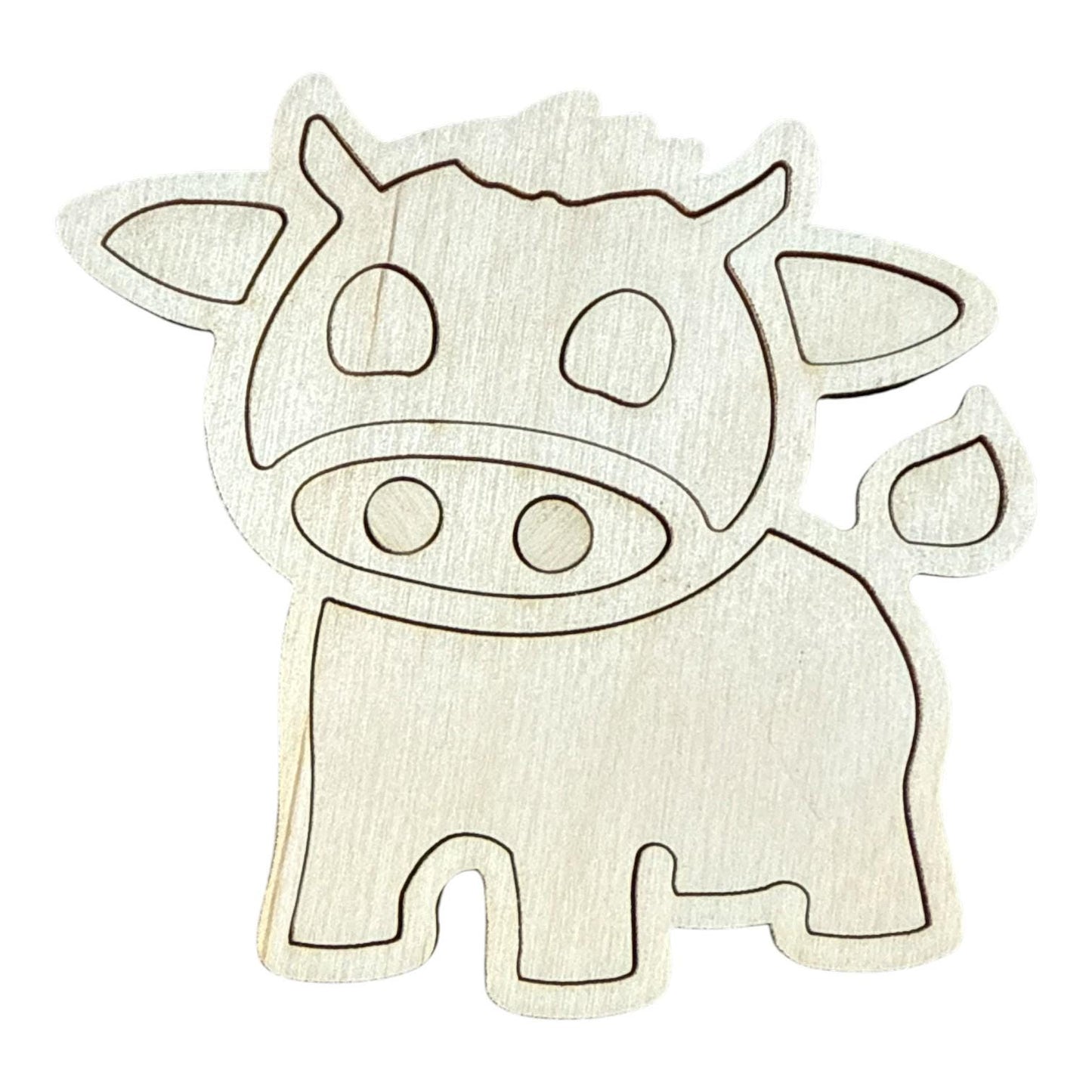 DIY Farm Animal Magnet, Unfinished, Fridge Magnets
