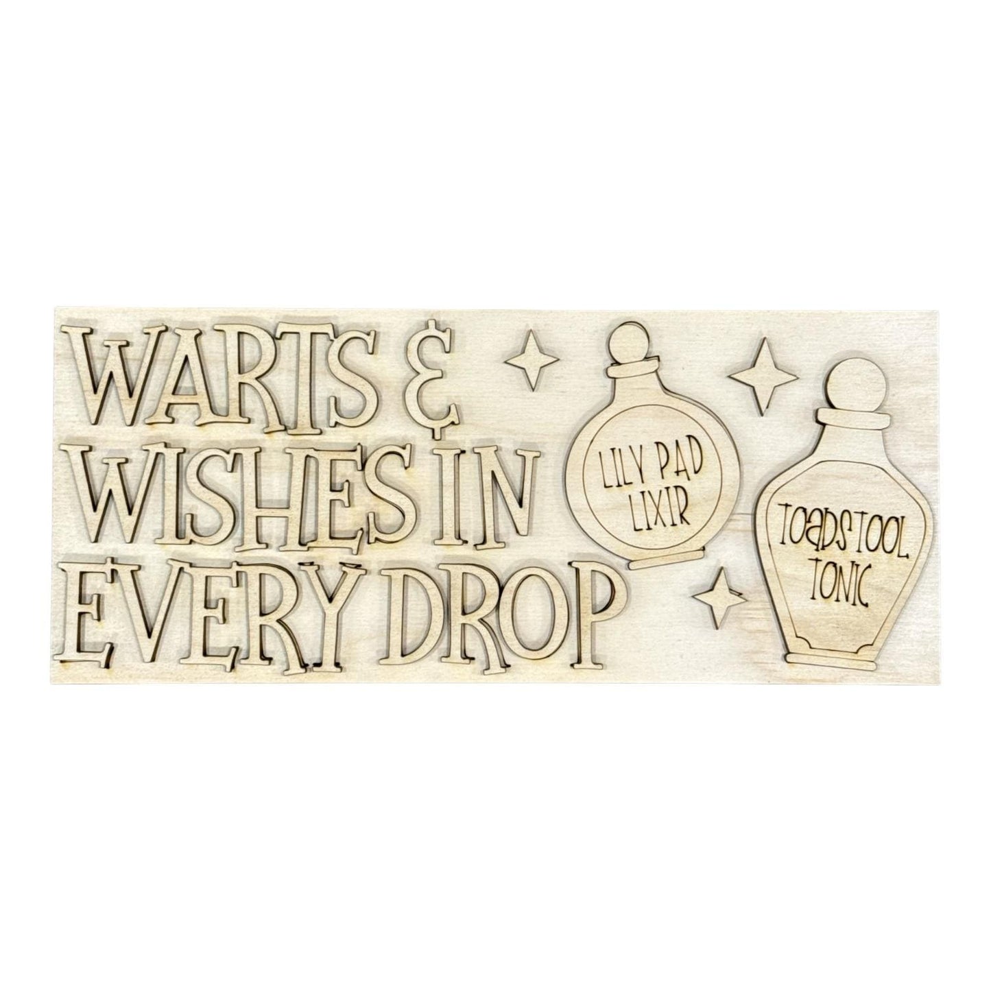 DIY Warts and Wishes Frog Halloween Ladder Inserts DIY, 4.25" Squares for inserts, Leaning ladder inserts, Halloween