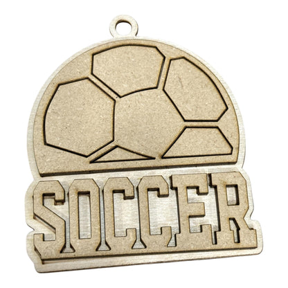 DIY Sports Ball Ornament, Unfinished Ornament, Holiday, Sports Car Charms