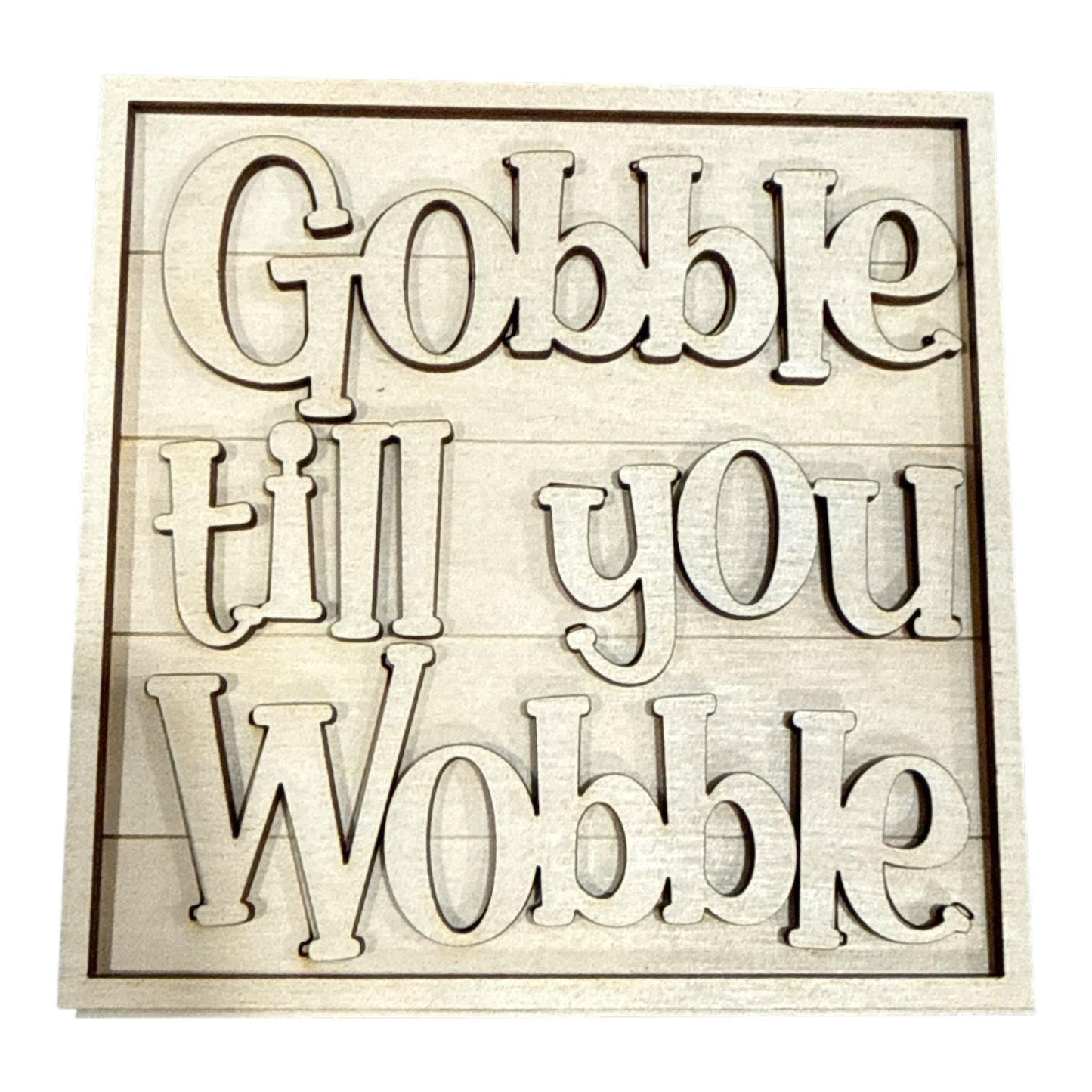 DIY Turkey Cute Thanksgiving DIY, 4.25" Squares for inserts, Leaning ladder insert, Gobble